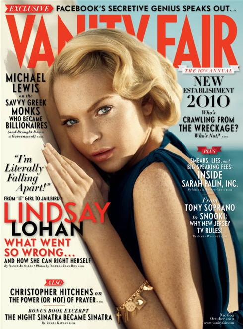 Линдси Лохан в Vanity Fair: я никогда не злоупотребляла лекарствами, отпускаемыми по рецепту - голая правда