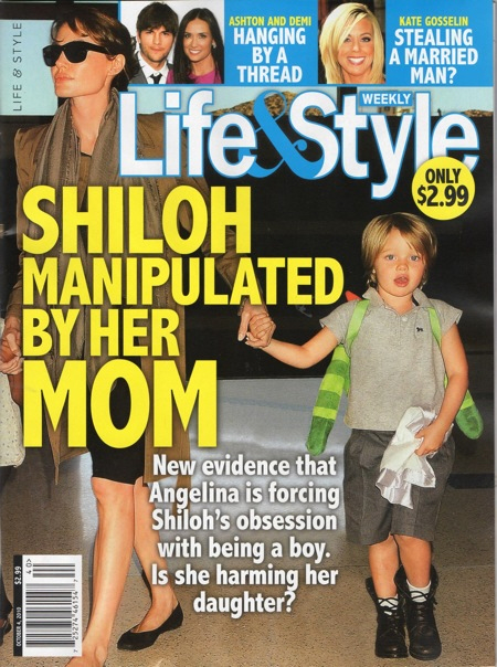 Жизнь и стиль: Анджелина Джоли манипулирует Шайло, превращая его в сорванца - голая правда